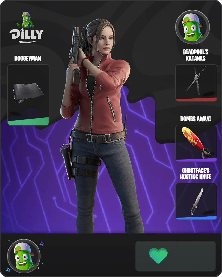Claire Redfield Fortnite combo