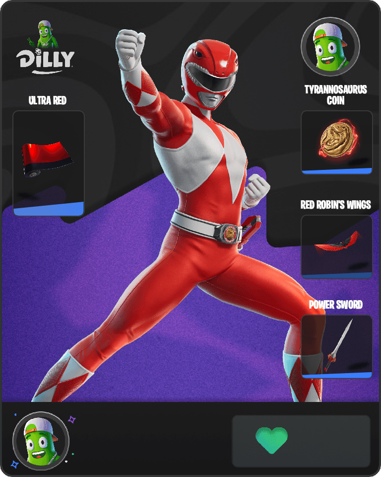 Red Ranger Fortnite combo