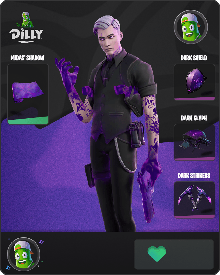 Shadow Midas Fortnite combo