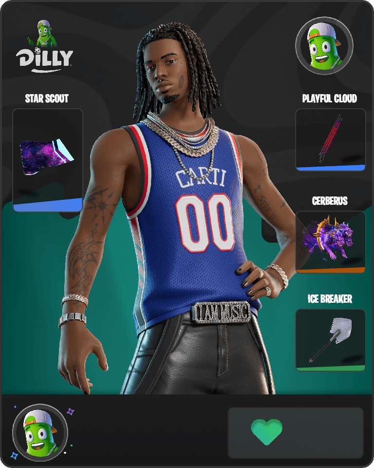 Playboi Carti Fortnite combo