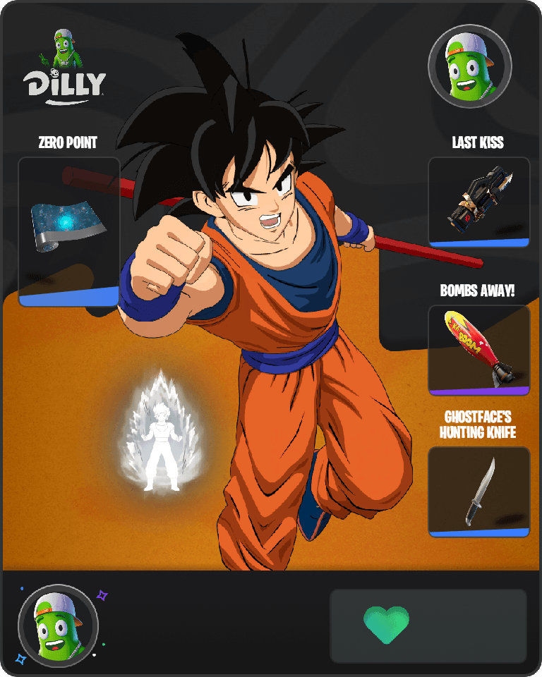 Son Goku Fortnite combo