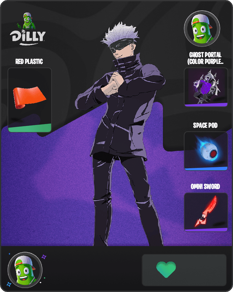 Satoru Gojo Fortnite combo