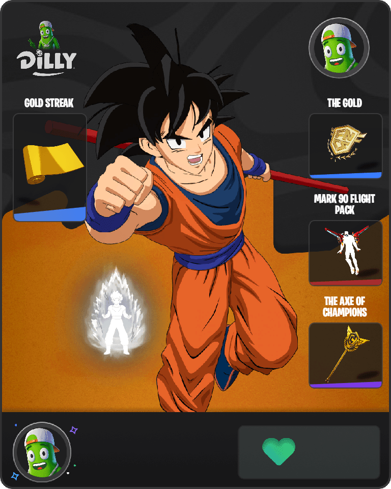 Son Goku Fortnite combo