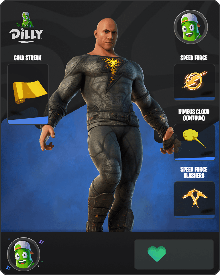 Black Adam Fortnite combo
