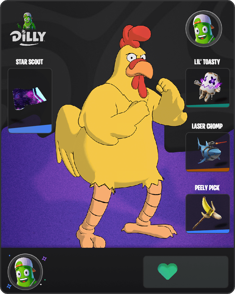 The Giant Chicken Fortnite combo