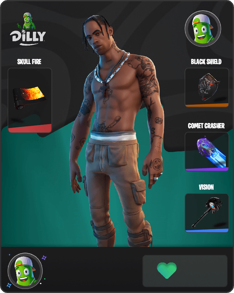 Travis Scott Fortnite combo