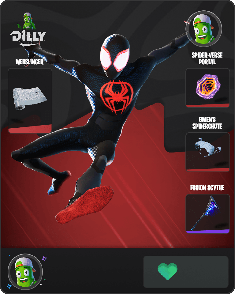 Spider-Man (Miles Morales) Fortnite combo