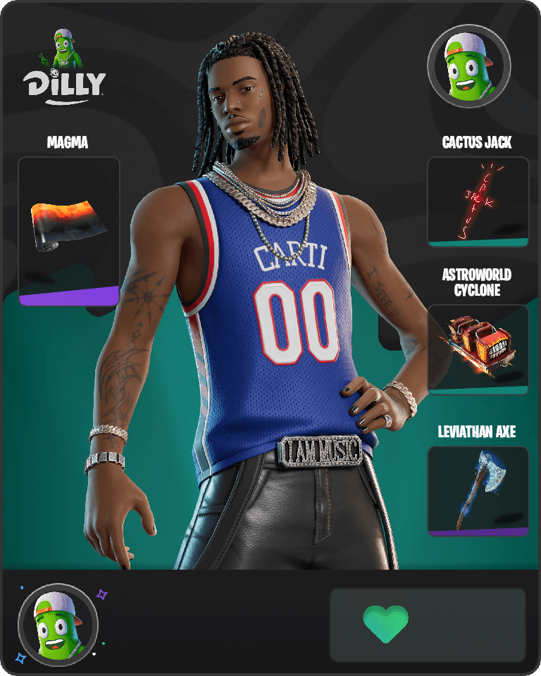 Playboi Carti Fortnite combo