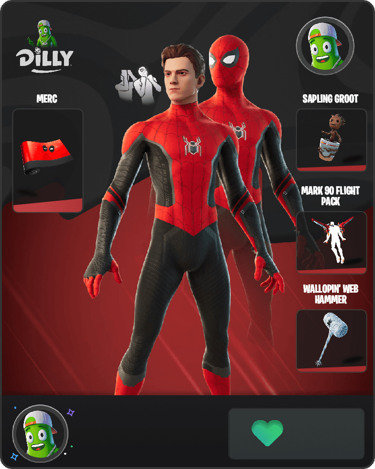 Spider-Man (No Way Home) Fortnite combo