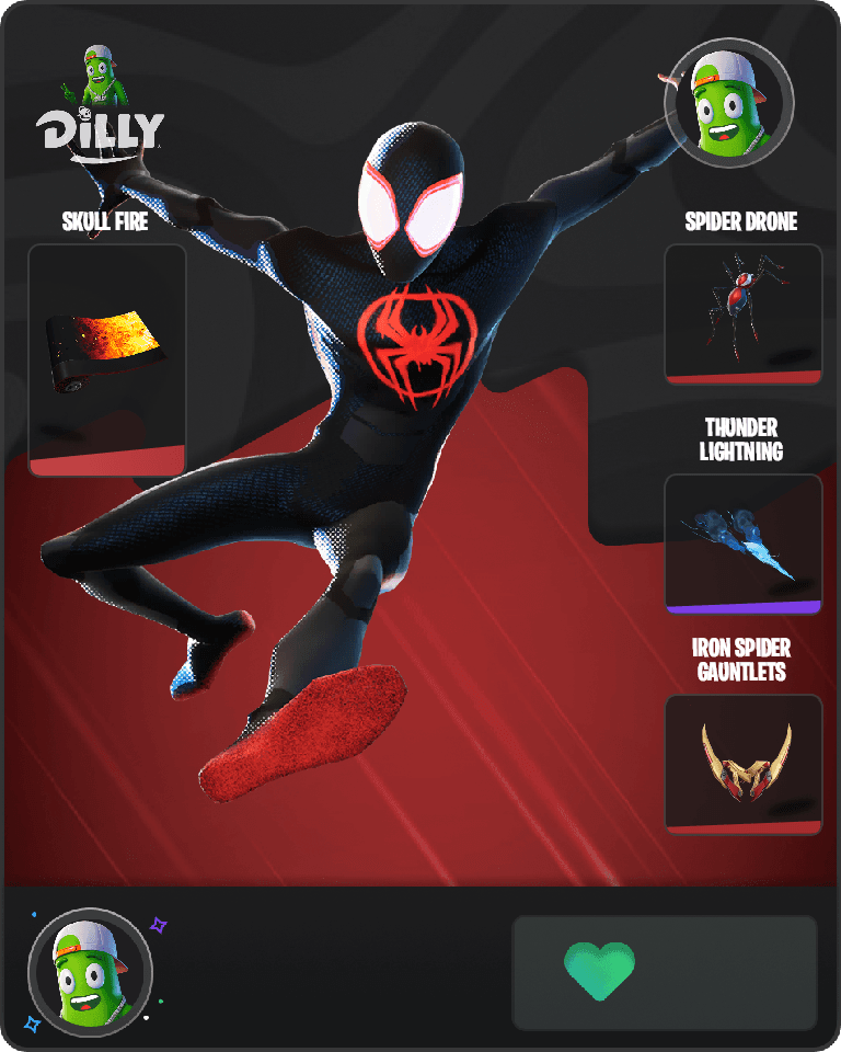 Spider-Man (Miles Morales) Fortnite combo