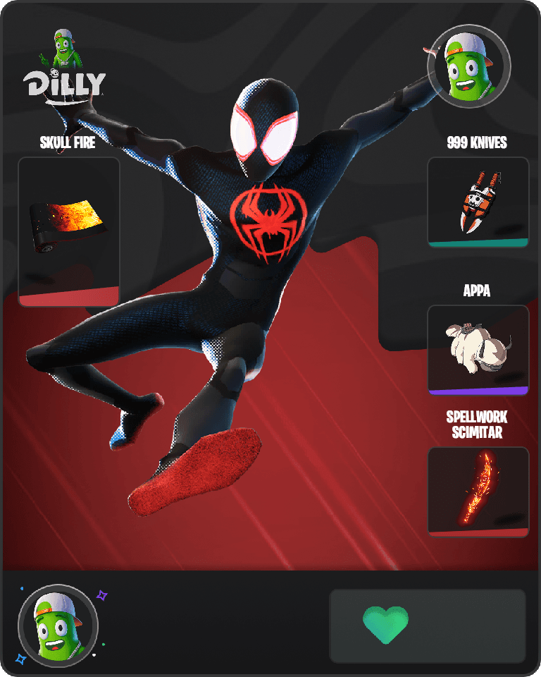 Spider-Man (Miles Morales) Fortnite combo