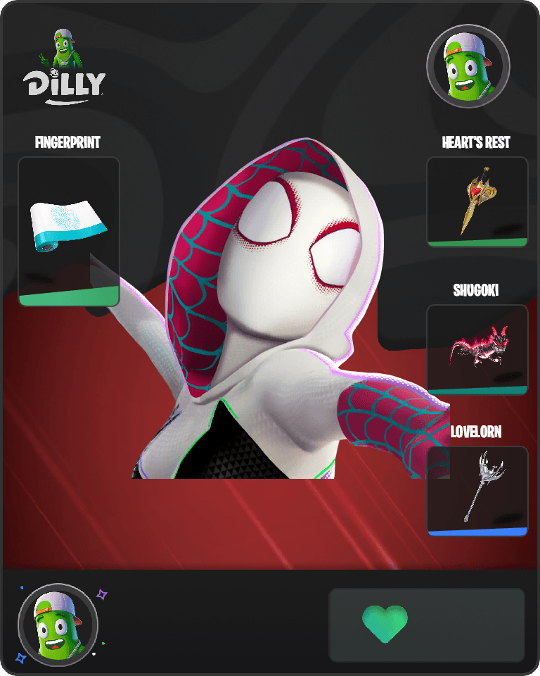 Spider-Gwen Fortnite combo