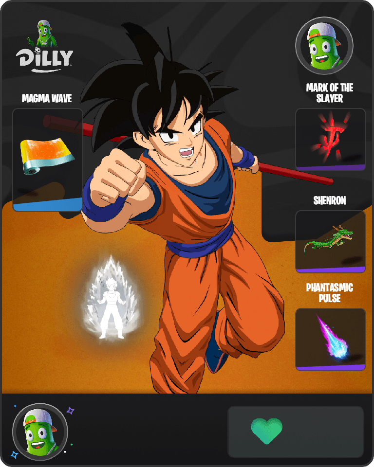 Son Goku Fortnite combo