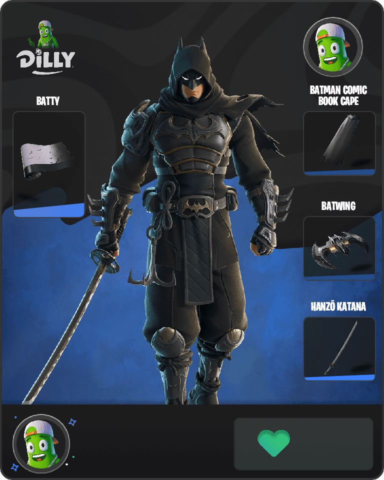 Ninja Knight Batman Fortnite combo