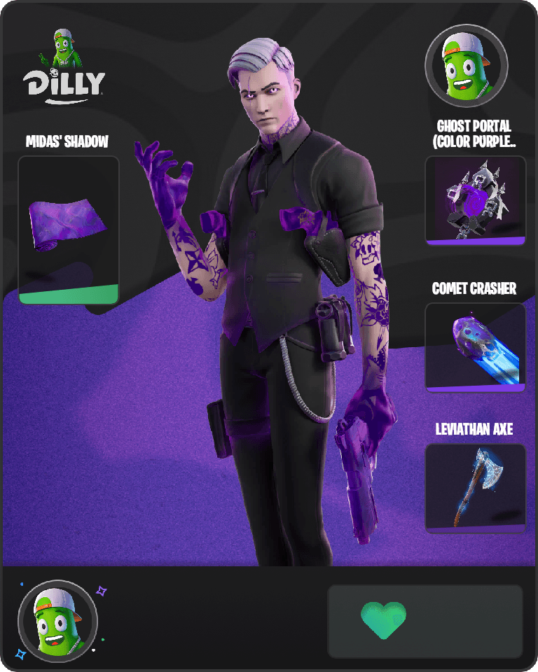 Shadow Midas Fortnite combo