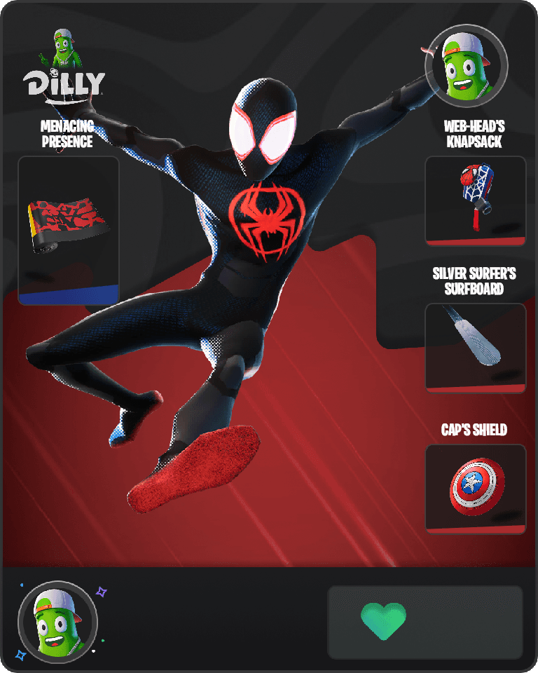 Spider-Man (Miles Morales) Fortnite combo