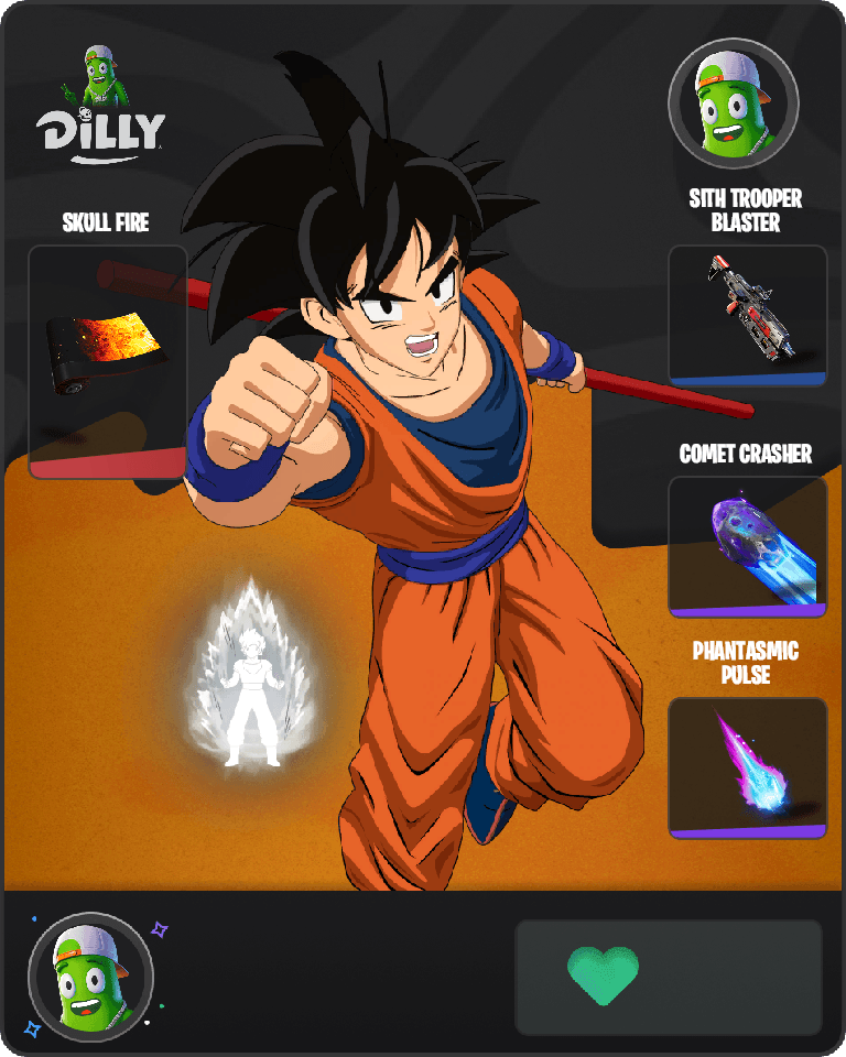 Son Goku Fortnite combo