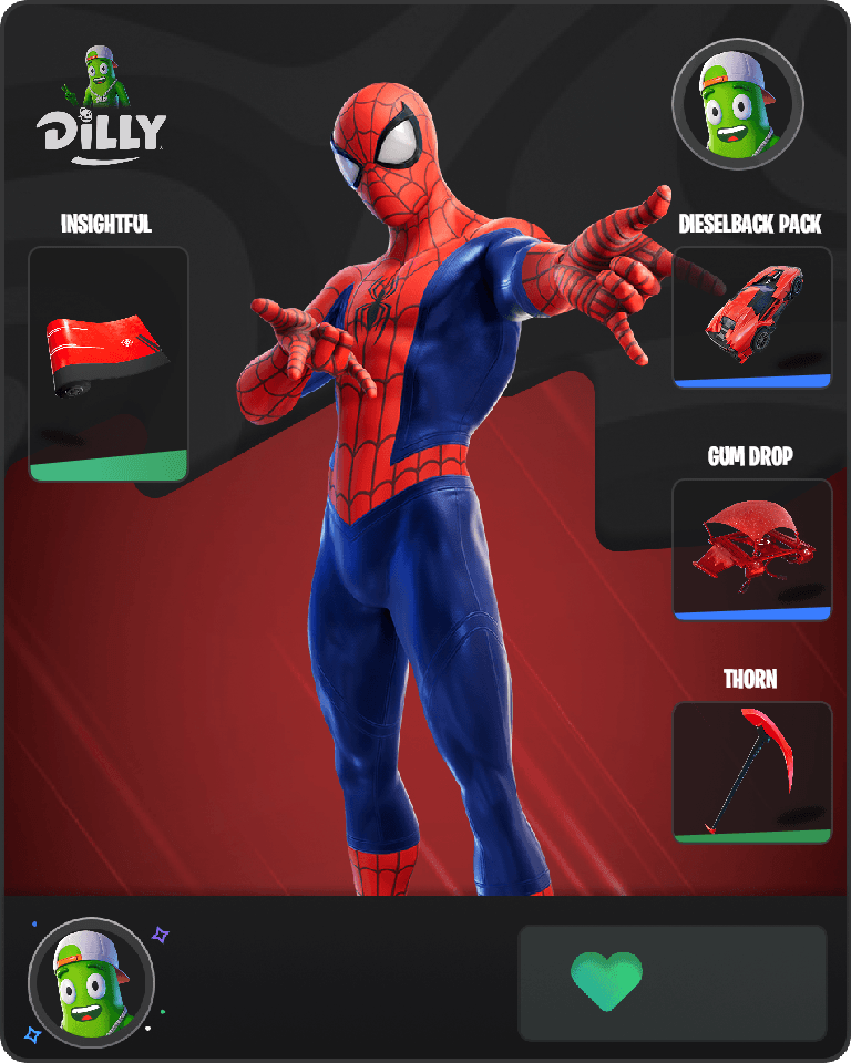 Spider-Man Fortnite combo