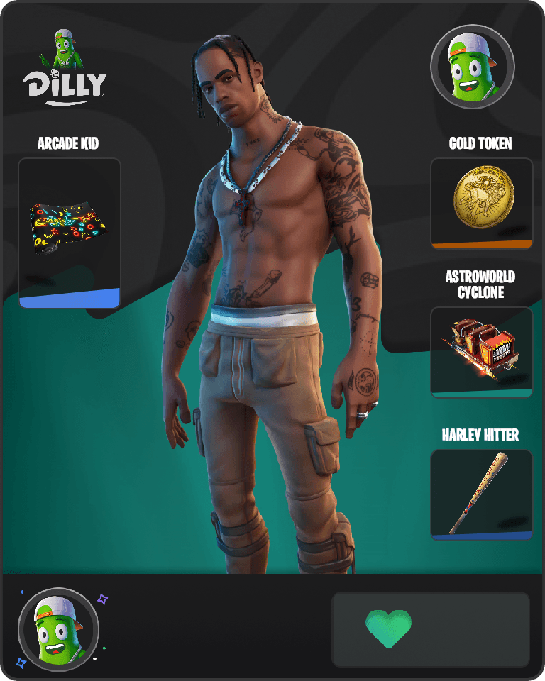 Travis Scott Fortnite combo