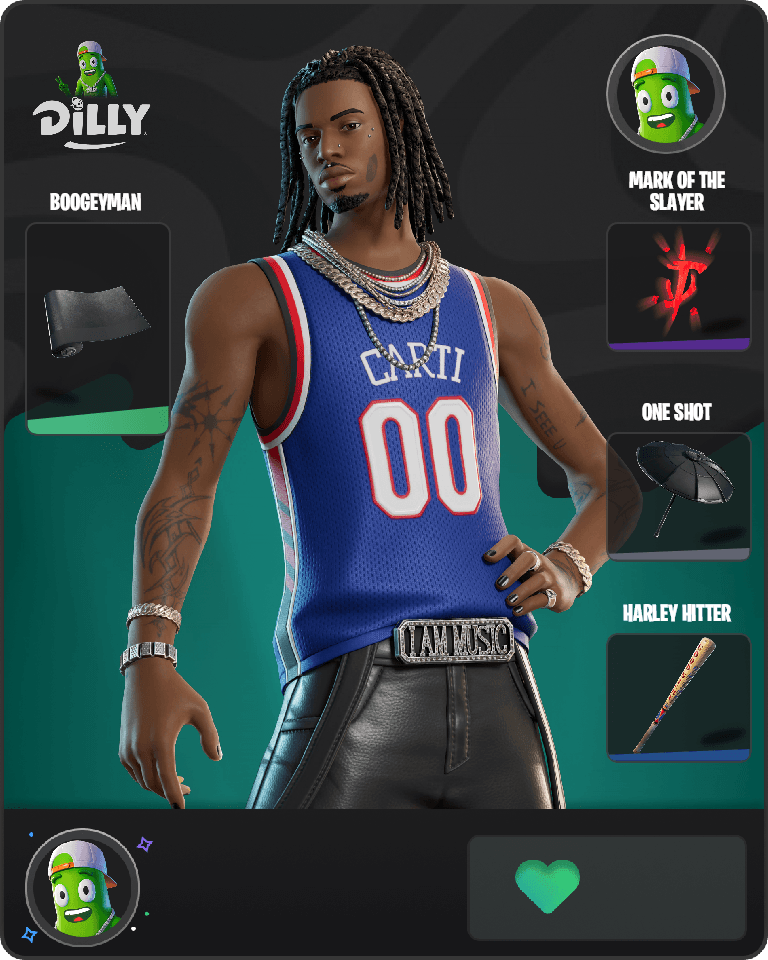 Playboi Carti Fortnite combo