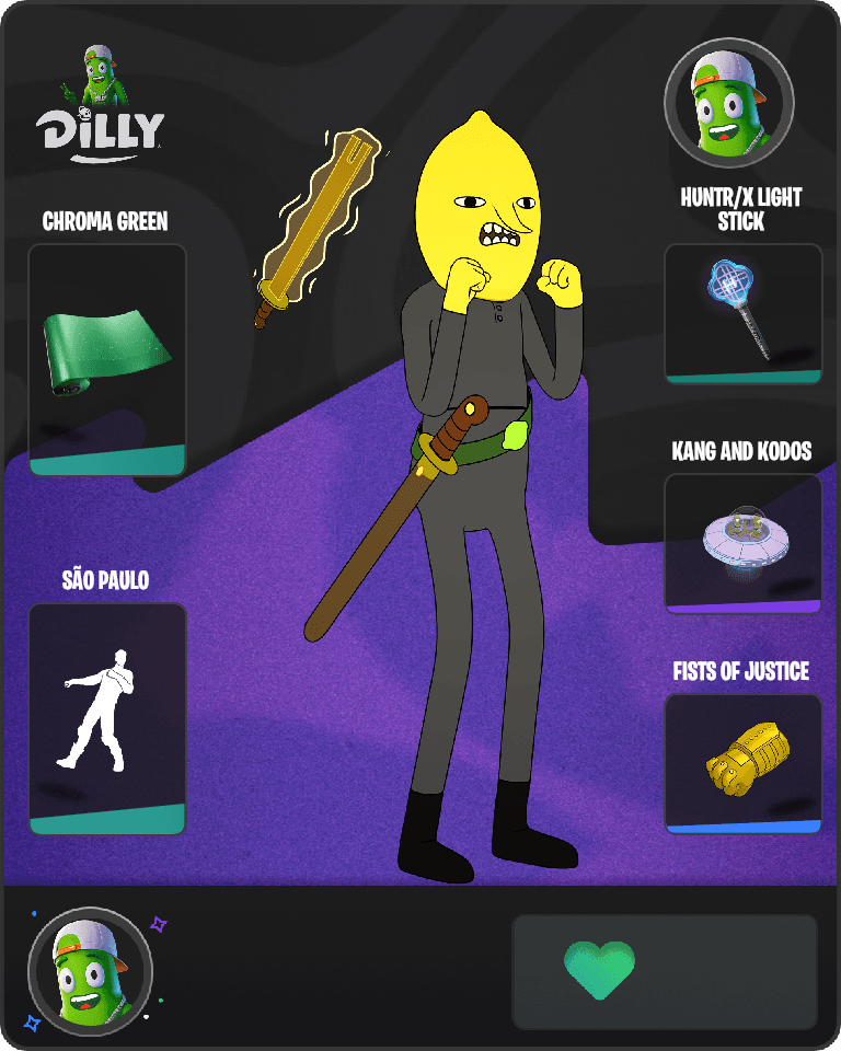 The Earl of Lemongrab Fortnite combo