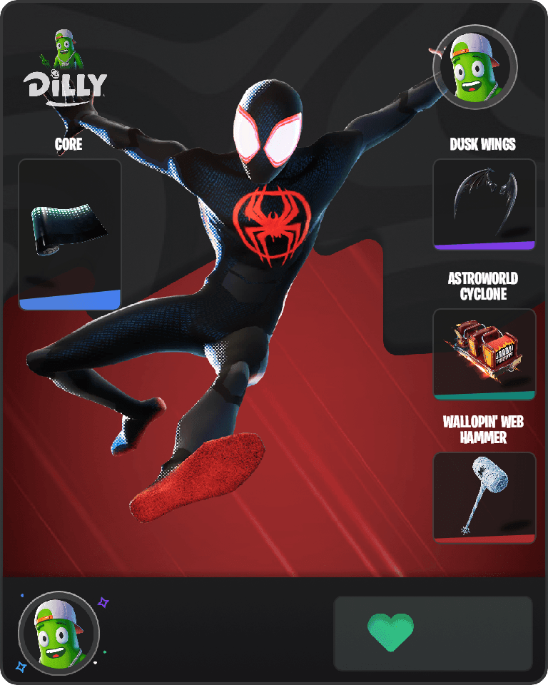 Spider-Man (Miles Morales) Fortnite combo