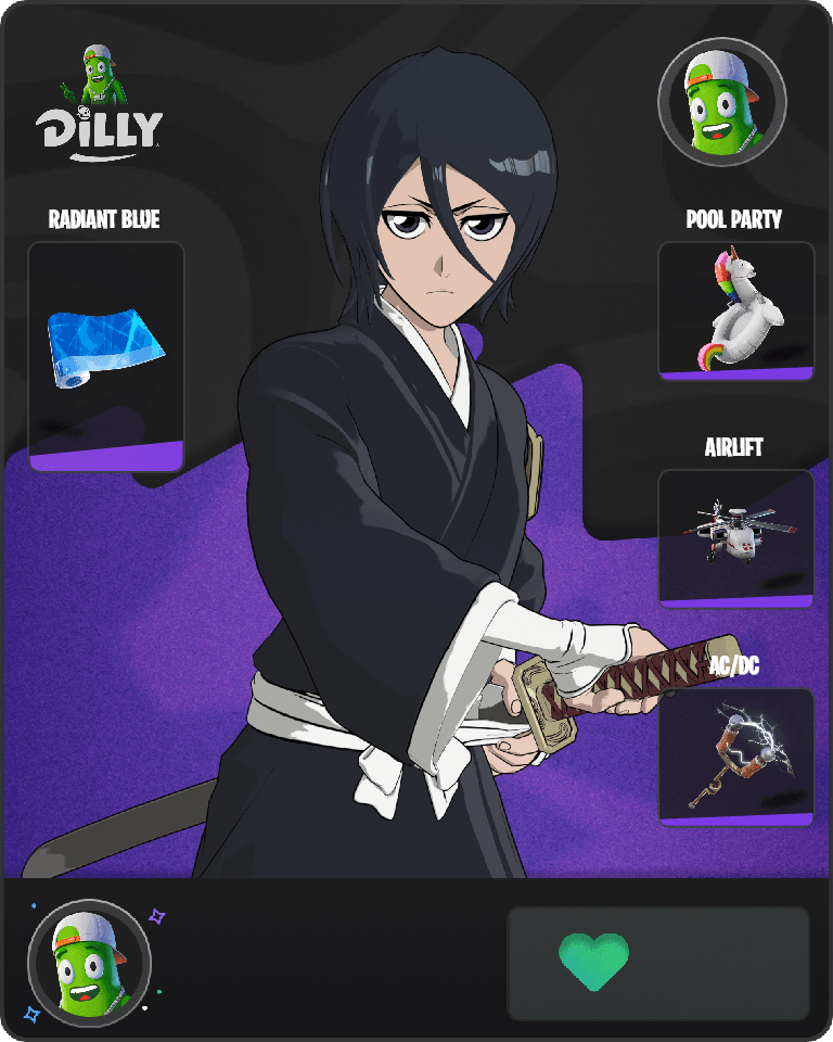 Rukia Kuchiki Fortnite combo