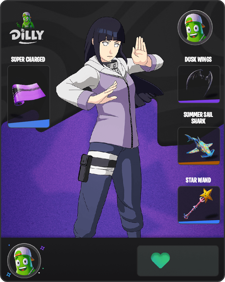 Hinata Hyuga Fortnite combo