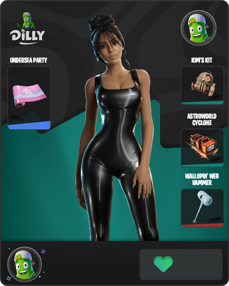 Iconic Kim Kardashian Fortnite combo