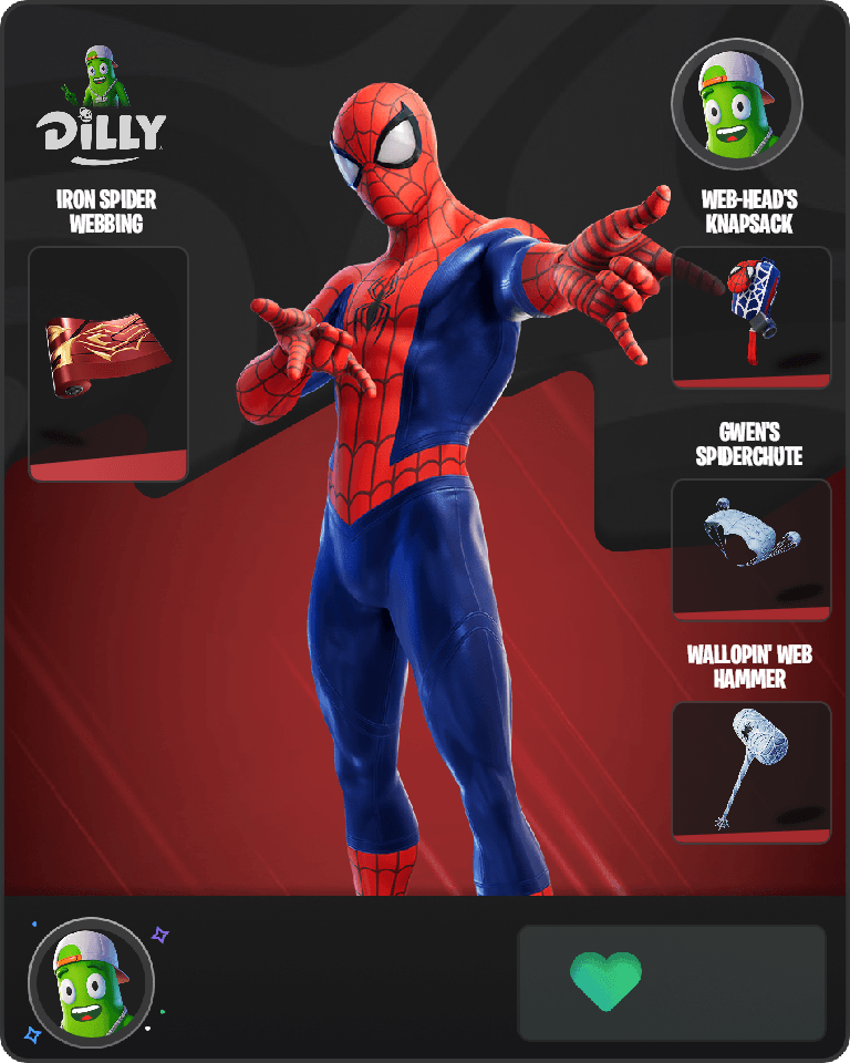 Spider-Man Fortnite combo