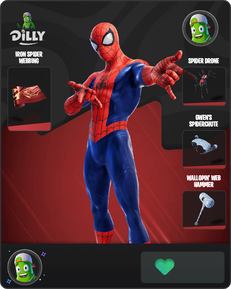 Spider-Man Fortnite combo