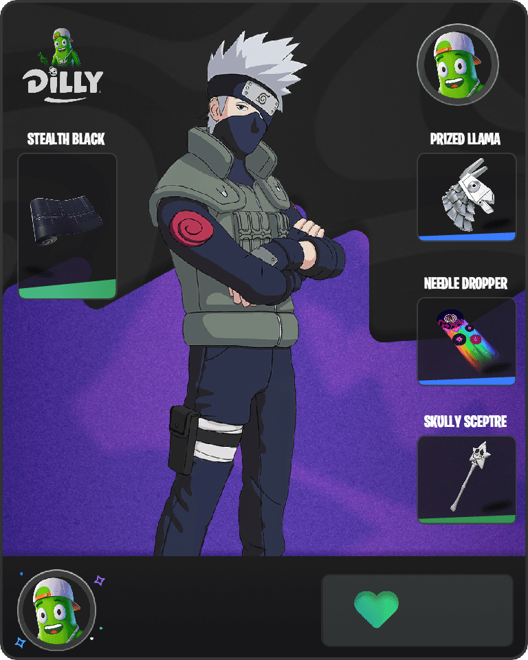 Kakashi Hatake Fortnite combo