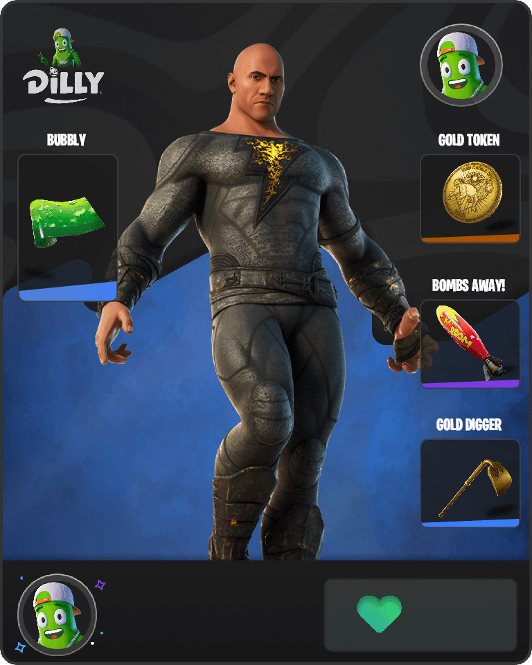 Black Adam Fortnite combo