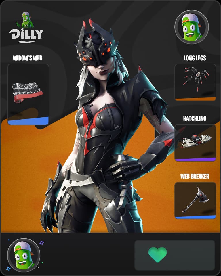 Arachne Fortnite skin combo