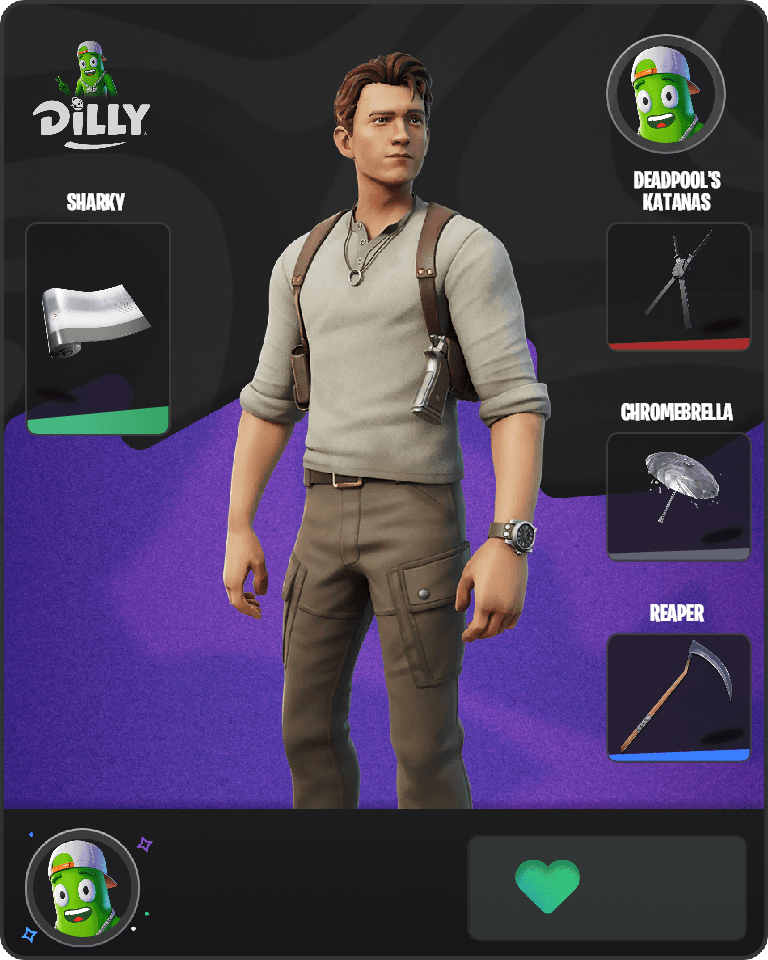Nathan Drake Fortnite combo