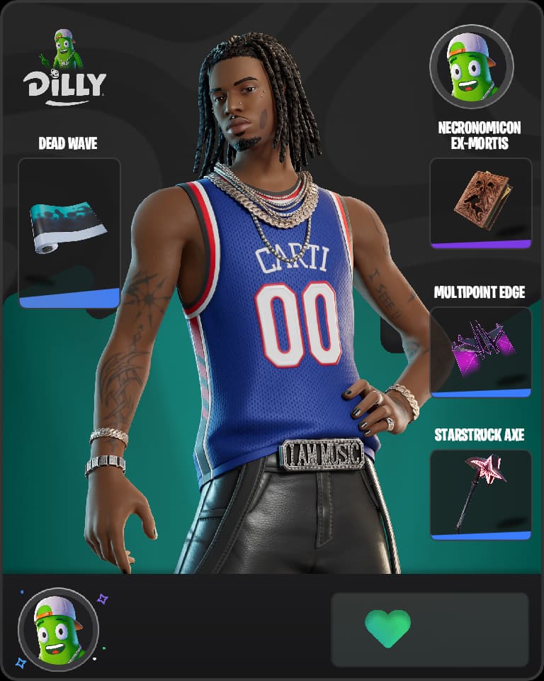 Playboi Carti Fortnite skin combo