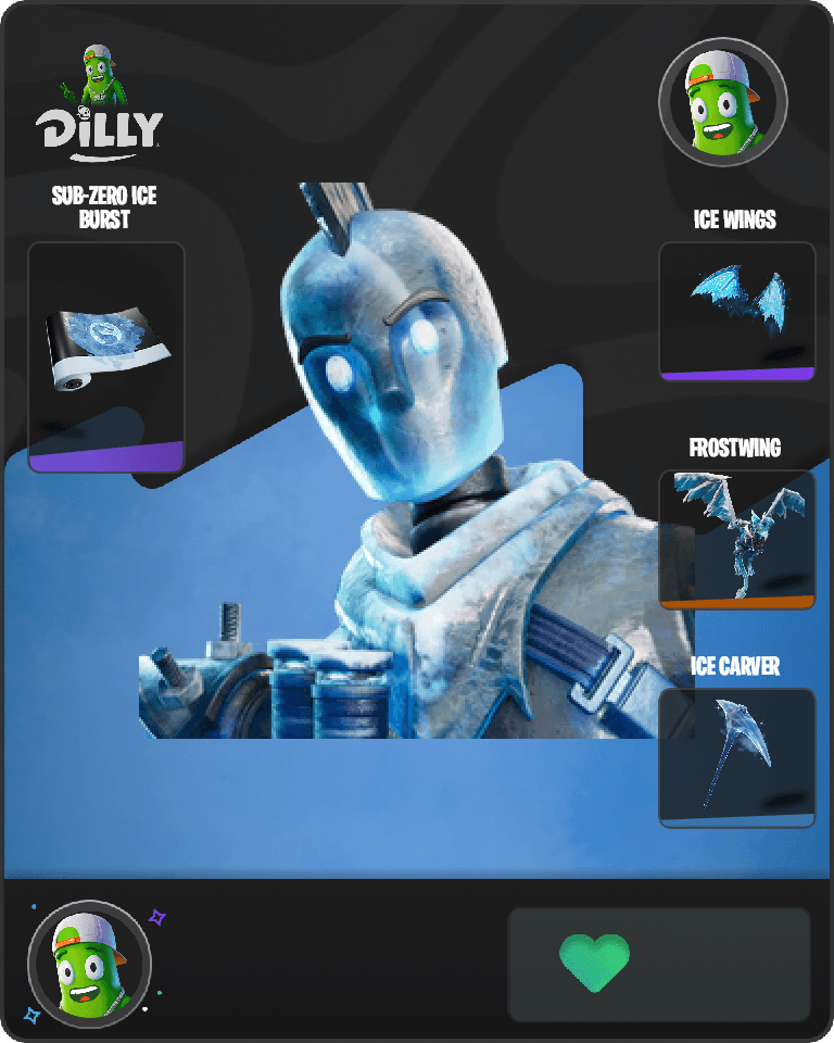 Glacial Dummy Fortnite combo