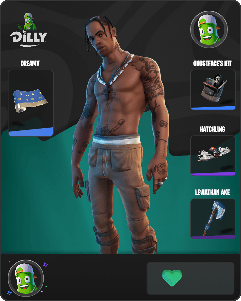 Travis Scott Fortnite combo
