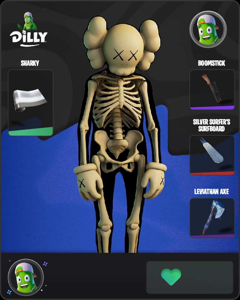 KAWS Skeleton combo by Obstinatecod5686