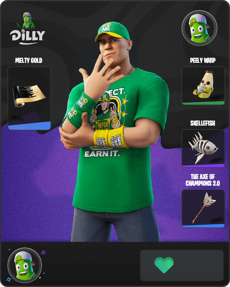 John Cena Fortnite combo