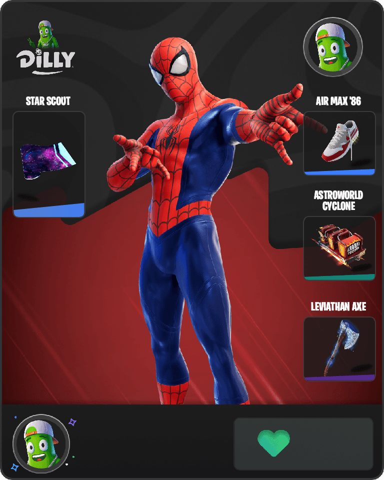 Spider-Man Fortnite combo