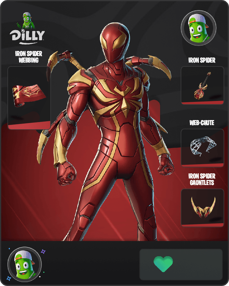 Iron Spider Fortnite combo