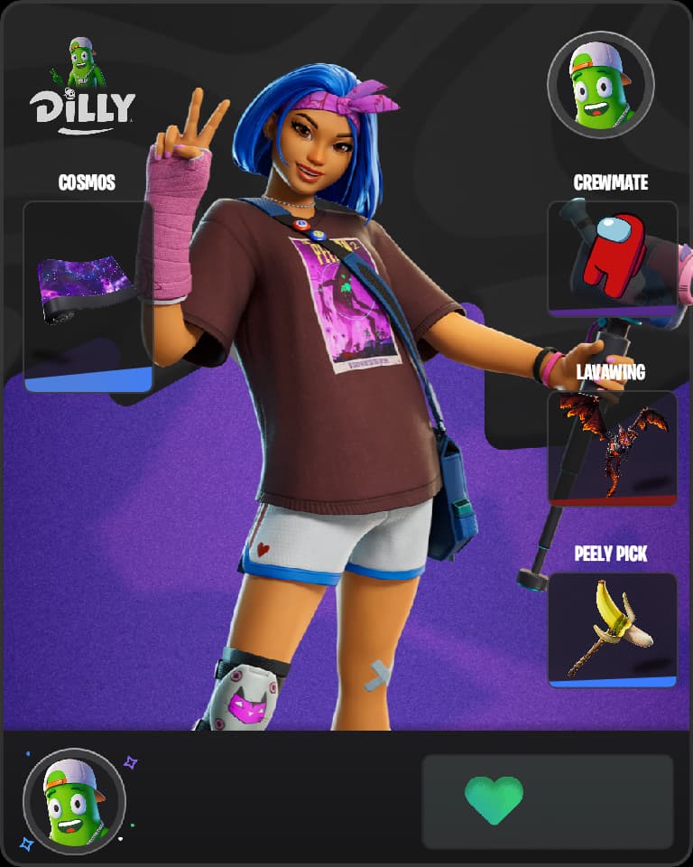 Carina Fortnite skin combo