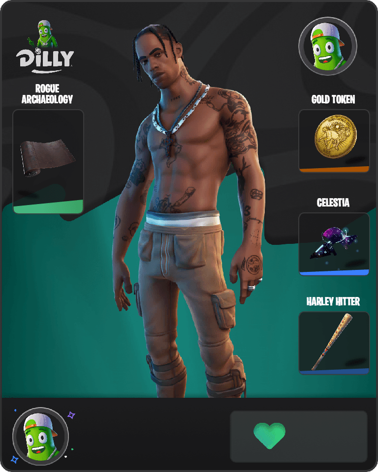 Travis Scott Fortnite combo