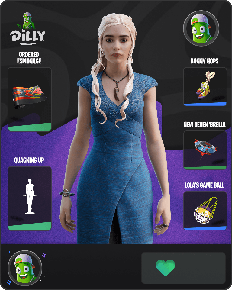 Daenerys Targaryen Fortnite combo