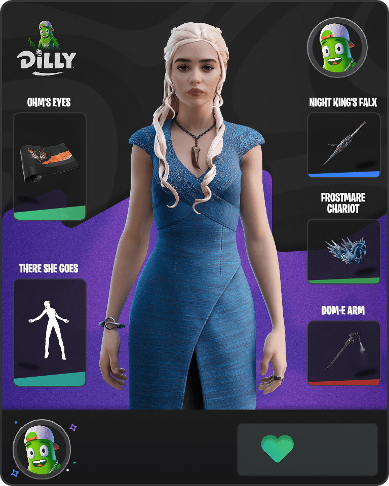 Daenerys Targaryen Fortnite combo