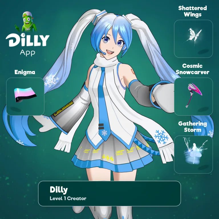 Snow Miku combo by leaash