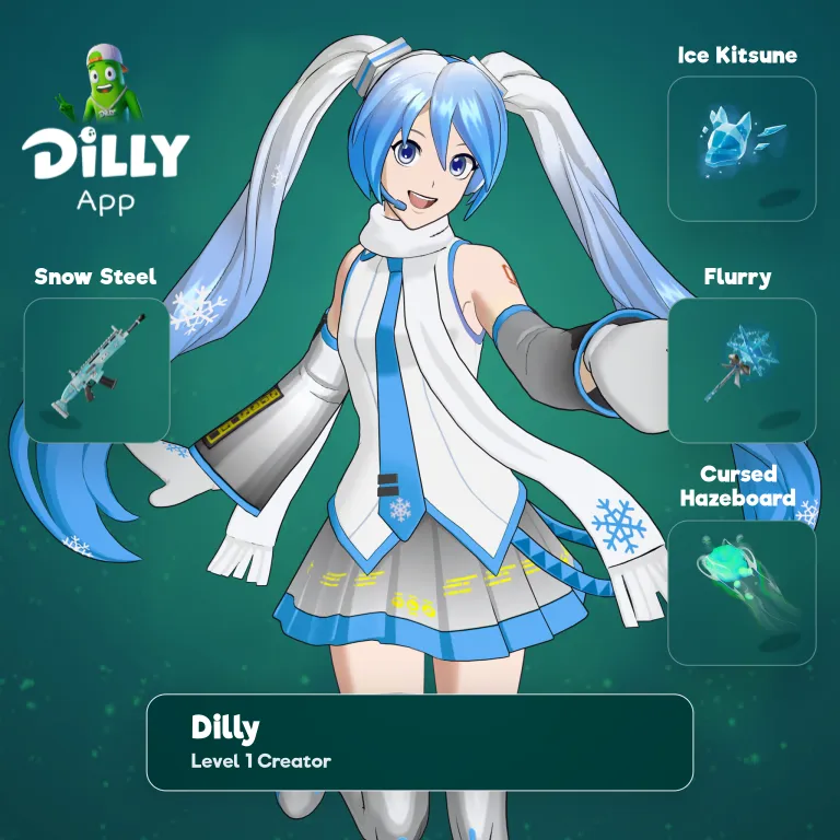 Snow Miku combo by DillyFan696761