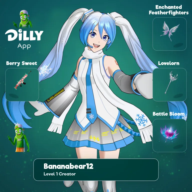Snow Miku combo by bananabear1224