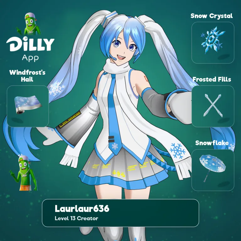 Snow Miku combo by LaurLaur636